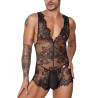 CandyMan Body Dentelle Dos Nu Psyché Noir